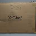 Noodle Board Stove Cover, X-Chef 30 x 22" Bamboo Cutting Board Stove Top Cover with Handles, for Electric Stovetop, Gas Burners, Sink Cover, RV (Wooden)
