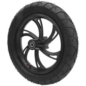 12 Inch Wheel Tire Rubber Aluminum Alloy Electric Scooter Tire with Wheel Hub Scooter Tyre Replacement for Electric Bicycles Scooters