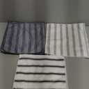 HOMEXCEL Microfiber Cleaning Cloth, Kitchen Towels 12 Pack, Lint Free, Scratch-Free, Highly Absorbent, Reusable Dish Towels for Kitchen and Household (White/Grey)