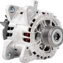23100-4BA0A Alternator Compatible with Nissan Rogue X-Trail 2.5L L4 2014 2015 2016 2017 2018, Replace 23100-4BA0B 11648 11648N TG12C152, 120A 12V 6-groove CW pulley