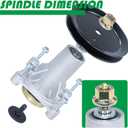 2 Pack 587819701 Spindle Assembly Kit with 532199789 Pulley 177968 Pulley Replaces 587819701, 532187281, 587253301, 587820301, 587125401, 532187292, 532192870, 187281, 187292, 192870, 21549012