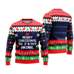 Christmas Ugly Sweater - Gifts for Men, Women on Christmas - Holiday Sweater - Christmas Sweater, Size XXL, Pack Of 2