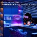 Muzata 20Pack 3.3FT/1M V Shape LED Channel Silver Aluminum LED Strip Diffuser Channel with Milky White Cover Frosted Corner Lighting Easy Installation V1SW WW 1M