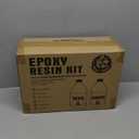 Epoxy Resin - Ultra-Gloss 1 Gallon Kit, Crystal Clear, Self-Leveling, UV & Impact Resistant Resin Kit for Art, Jewelry, Tables & Countertops, Easy 1:1 Mix, DIY Crafts