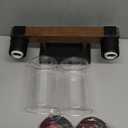 EDISHINE Farmhouse Vanity Lights for Bathroom, 2 Light Bathroom Vanity Lights Over Mirror, Wall Sconce with Clear Glass Shades for Vanity Table, Living Room