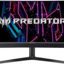 Acer Predator Gaming 1800R Curved Monitor | 34" QHD 3440 x 1440 OLED | AMD FreeSync Premium | Up to 175Hz | 0.03ms | DisplayHDR True Black 400 | USB Type-C, DP 1.4 & 2 x HDMI 2.1 | X34 Vbmiiphuzx