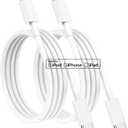 USB C to Lightning Cable (2pack 10 ft), Apple MFi Certified iPhone Fast Charger 3m, Power Delivery Original Type C Charging Cord for Apple iPhone 13/12/11 Pro/11/XS MAX/XR/8/7/6s Plus,iPad (White)