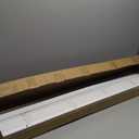 Lotus & Windoware Cordless, 2 Inch Faux Wood Room Darkening Blind, 46" Wide x 60" Long, Embossed, Bright White