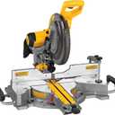 DEWALT Miter Saw, 12 Inch Double Bevel Sliding Compound Miter Saw, Includes Blade Wrench and Clamp, Increased Crosscut Capacity, Powerful 3800 RPM Motor 15 Amp (DWS779)