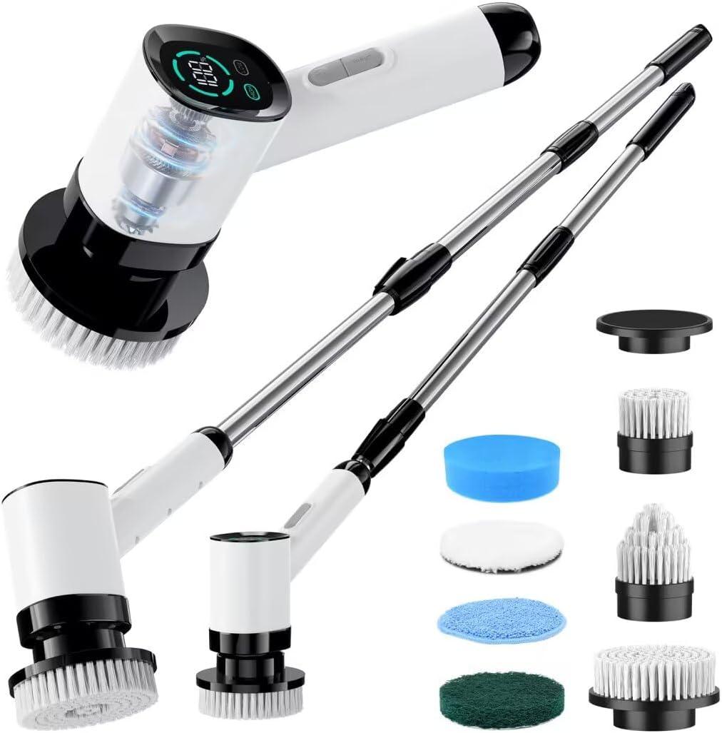 Electric Spin Scrubber (Handle Length 54 inches)