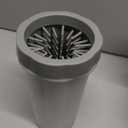 Paw Cleaner with Handle for Large Dogs - Effectively Cleans Muddy Paws and Feet for Dogs & Pets (Gray)