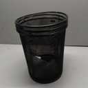 Mind Reader Mesh Trash Can, Set of 3, Waste Paper Basket, Round, Office, Metal Mesh, 11.5" L x 11.5" W x 13.75" H, Black