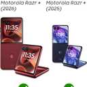 Vizvera for Motorola Razr+(Plus) 2026 Case with Hinge Cover,Built-in Privacy Screen Protector Shockproof All-Inclusive Smartphone Cover Wireless Charging for Motorola Razr+(Plus) 2026(Desert Gold)