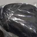 HORTYZON Men's Black Medium-Length Wig 1990s Retro Halloween Character Costume Wig(Black/Medium/shawl)