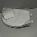 BEMIS 500EC 390 Toilet Seat with Easy Clean & Change Hinges, 1 Pack Round, Cotton White