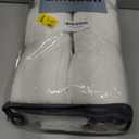 Thick Linen 100 Inch Semi Sheer Curtains for Living Room Bedroom Light Filtering Natural Cream Ivory Textured Privacy Pinch Pleated Curtains 100 Inch Length Hooks Rings Back Tab for Sliding Door (40"W x 100"L (Pack of 2))