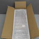 Belt Organizer - Acrylic Belt Storage Holder for Closet with Dust Cover Lid - 7 Compartments Clear Display Case for Tie and Bow Tie