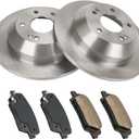KAC - 302mm Rear Brake Kit for Rear for:2016-2019 Sorento, 2017-2018 Santa Fe Sport, Santa Fe, 2019 Santa Fe XL Disc Brake Rotors Ceramic Brakes Pads,6pcs,31553 D1916