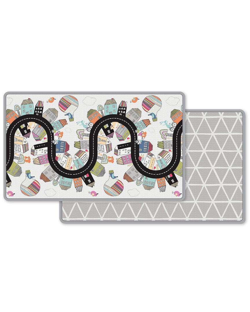 Skip Hop Baby Play Mat, Reversible Foam Floor Mat, 86" x 52", Vibrant Village