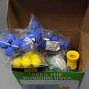 NIPLOOOW Duck Shooting Toys for Kids 3-5, Movable Target Shooting Games with 2 Air Pump Launcher, LCD Score Record, Sound, 48 Foam Balls, Birthday Gift for Boys Girls Ages 3 4 5 6 7 8 Years Old (2 Popper Guns)