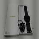 RUIMEN Smart Watches for Women Men (Answer/Make Calls), 1.8" Smartwatch for iOS/Android Phones, Fitness Tracker Heart Rate/Sleep Monitor Digital Watch Waterproof (2 Bands Included), Black