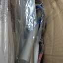 Drive Medical 10210-1 2-Button Folding Walker with Wheels, Rolling Walker, Front Wheel Walker, Lightweight Walkers for Seniors and Adults Weighing Up To 350 Pounds, Adjustable Height, Silver