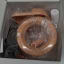 Senbowe Upgraded Makeup Brush Cleaner and Dryer Machine, Electric Cosmetic Automatic Brush Spinner with 8 Size Rubber Collars, Wash and Dry in Seconds, Deep Cosmetic Brush Spinner for Brushes (pink)