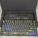 Gravastar Mechanical Keyboard Competition Blog Manufacturing Aluminum Alloy 2.4g Wireless Gaming Esports(K1lite Black)