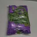 IUKnot Artificial Rose 10pcs Open Flower Bouquet Faux Rose Stems for Wedding Arrangement, Bridal Bouquet, Centerpiece, Fake Faux Silk Flowers (Purple)