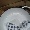 Enameled Round Cast Iron Bread Oven, 6 Qt Cast Iron Dutch Oven for Homemade Sourdough Bread Baking, Bread Pot with Dome Lid & Cotton Potholders (Cream White)