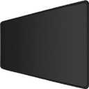 HGWALP Large Gaming Mouse Pad,31.5 x 11.8 inch with Stitched Edges,Extended Mousepad,Durable Non-Slip Natural Rubber Base,Washable Keyboard Pad,Desk Pad for Gamer,Office & Home,Black