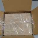 ECOLipak 125 Pack Compostable Square Paper Plates 6 inch Disposable, Eco-friendly Heavy Duty Biodegradable Sugarcane Plates