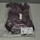 Amazon Essentials Women's Cap Sleeve Boat-Neck Faux Wrap Dress (Medium, Burgundy)