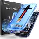 MAGIC JOHN 2 Pack for iPhone 17 Pro 6.3 inch Tempered Glass Screen Protector, Auto Dust-Elimination, Bubble Free, HD Clear, Easy Installation, 17Pro 6.3''