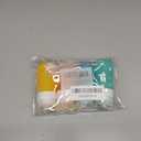 Condiment Squeeze Bottles for Sauces, 2-oz Mini Silicone Salad Dressing Container to Go with Reusable Sandwich Bag, Leakproof Ketchup Bottle for Bento Lunch Box, 4 Pack, Candies