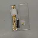 MioHHR Solid Stainless Steel Band Compatible with Apple Watch 46mm (Series 11 10), Metal Strap with Soft TPU Case for iWatch Series 11/10 46mm Women and Men, Gold