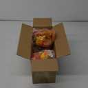 Palonu 6Ft Thanksgiving Artificial Fall Maple Leaves Garland, Hanging Fake Pumpkin Sunflowers Pine Cone with Berries Vine for Thanlsgiving Halloween Fireplace Doorway Indoor Outdoor Party Home Decor (Dark Orange)