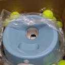 Automatic Ball Launcher for Dogs with 10 Tennis Balls (2 inch), Dog Ball Launcher with 3 Range Modes (10/20/30ft), Rechargeable Dog Balls Thrower for Small-Medium Dogs,Indoor/Outdoor Pet Fetch Machine (Blue)