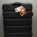 SwissGear 7366 Hardside Expandable Luggage with Spinner Wheels, Black, Checked-Large 27-Inch