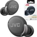 JVC True Wireless Compact Earbuds  Active Noise Cancelling, Up to 27 Hours Playback, Low Latency Mode - IPX4 Sweat/Rain Proof, Quick Charge Case, Mic (Small, Black)