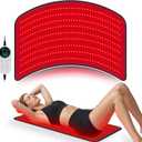 Red Light Therapy Mat, 39" * 21.6" Red Light Therapy Pad for Full Back360 LEDs Triple Chip Large Infrared Pads for Body,Waist,Shoulder,Knee660nm & 850nm Pain Relief for Women or Gym Lover