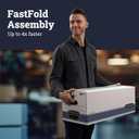 Bankers Box 12-Pack Medium-Duty String & Button File Storage Box, FastFold Assembly, Letter, STOR/FILE, (00704)