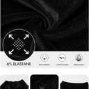 CLOCOR 2 Piece Outfits for Women Bodycon Long Sleeve High Neck Tracksuit Lounge Velour Legging Pants Jogger Set (Large, Black)