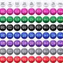 Shappy 72 Pcs Inspirational Stress Relief Balls Motivational Stress Ball Encouraging PU Bulk Balls for Adults Small Therapy Fidget Relief Toys for Valentines Gifts (Colorful)