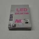 Isaac Jacobs 6.5 x 8.65 LED Neon Rainbow Tabletop Lamp, White Base, Night Light, for Nightstand, Bedroom Dcor & Party; Battery Powered (Batteries Not Included) (Rainbow)