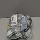 Amazon Essentials Men's Long-Sleeve Flannel Shirt, White Plaid, Medium