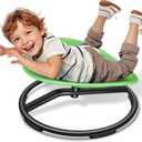 Spinning Chair for Autistic Kids, Sensory Swivel Chair, 220LBS Weight Capacity, Sensory Toy for Children with ADHD/Autism, Training Body Coordination, 3+ Years (Light Green)