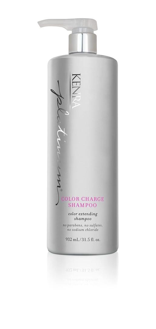 Kenra Platinum Color Charge Shampoo | Color Extending | Recharges Hair Color Up To 50 Washes | Locks Color Pigments | Maximum Color Retention | All Hair Types & Colors