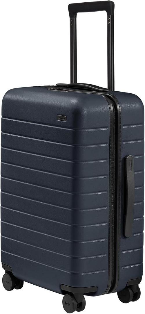 Away Bigger Carry-On Luggage, Lightweight Hardside Large Suitcase with Spinner Wheels, TSA Lock, Airline Approved, Navy Blue