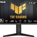 ASUS TUF Gaming 24 (23.8 viewable) 1080P Monitor (VG249QL3A) - Full HD, 180Hz, 1ms, Fast IPS, ELMB, Free Sync Premium, G-SYNC Compatible, Speakers, DisplayPort, Height Adjustable